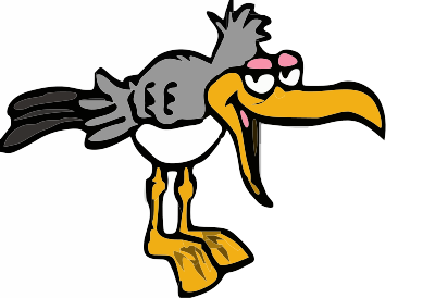 A seagull clipart