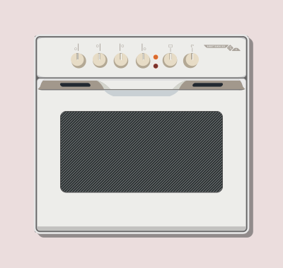 A Simple Oven clipart