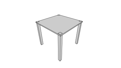 A simple table clipart
