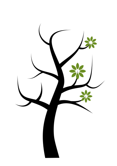 A simple tree #1 clipart
