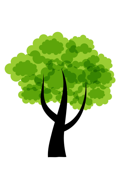 A simple tree #4 clipart