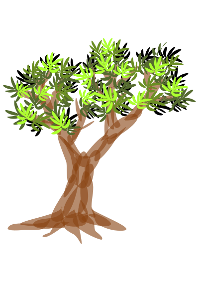 A simple tree #8 clipart