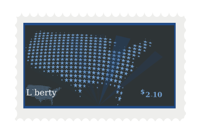 A stamp clipart