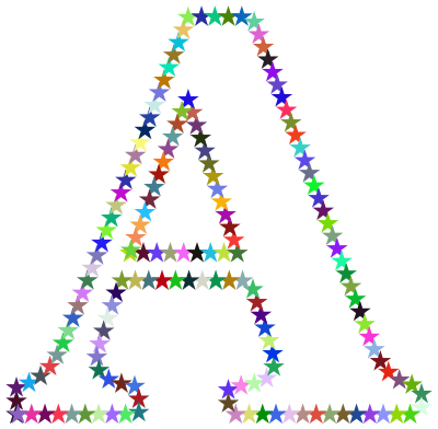 A Stars clipart
