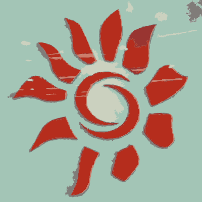 A sun icon clipart