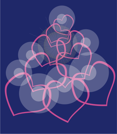 A surge of love clipart