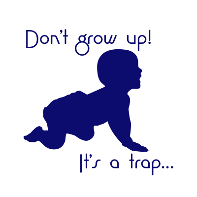 A Warning in Blue clipart