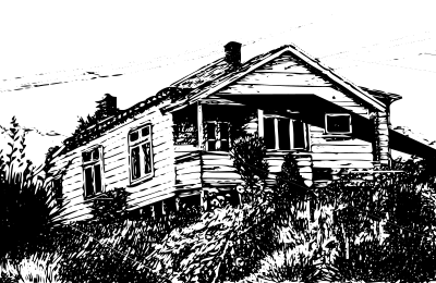 A Wooden House in Te Kuiti New Zealand clipart