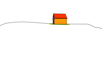 A009: TV has come to their secret home (Animation SMIL) clipart
