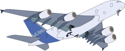 A380 clipart