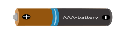 AAA Battery clipart