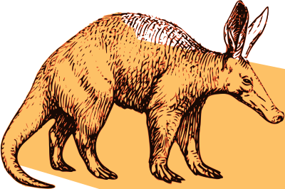 Aardvark clipart