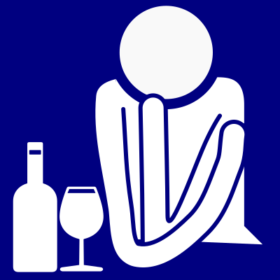 Absinthe Drinker by Rones clipart