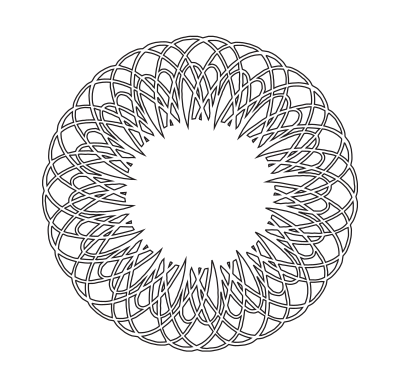 Abstract 019 - B&W clipart