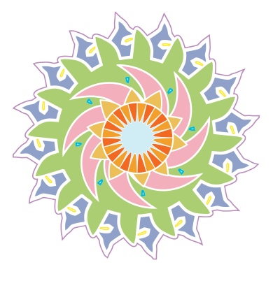 Abstract 024 - No Borders clipart