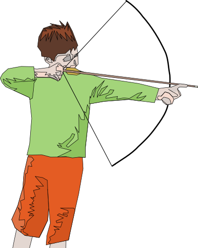 Abstract Archer clipart