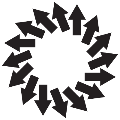 Abstract Arrows Frame clipart