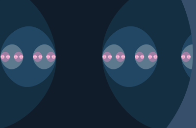 Abstract background - dark blues with glowing pink blobs clipart