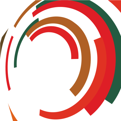 Abstract background design semicircles clipart