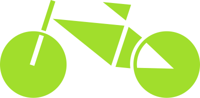 Abstract Bicycle concept clipart
