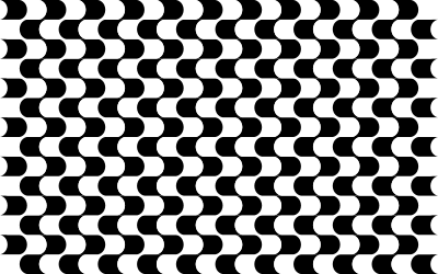 Abstract Black And White Geometric Pattern clipart