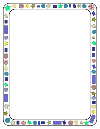 Abstract Border #10 clipart