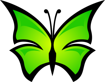 Abstract butterfly clipart