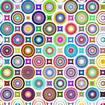 Abstract Circles Background By Karen Arnold Prismatic 2 clipart