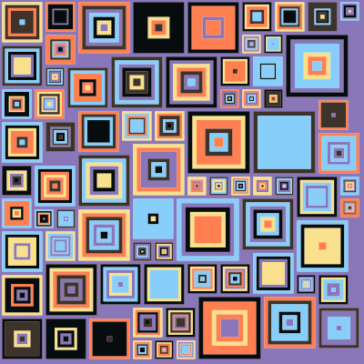 Abstract Colorful Squares clipart