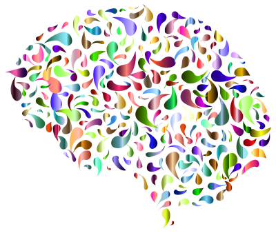 Abstract Drops Brain Prismatic 3 No Background clipart