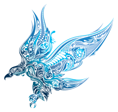 Abstract Eagle clipart