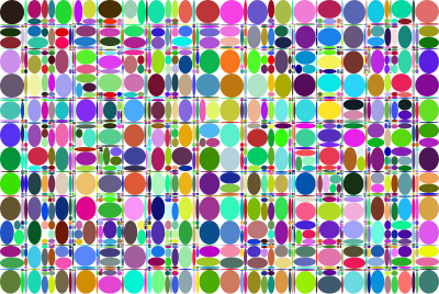Abstract Ellipses Background Prismatic clipart