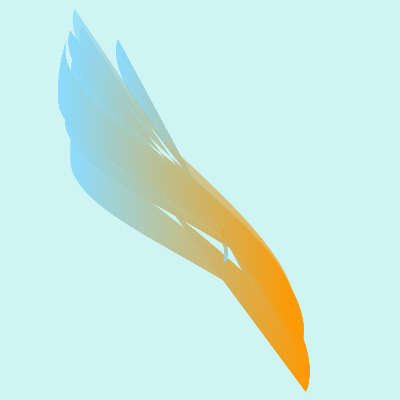 Abstract feather clipart