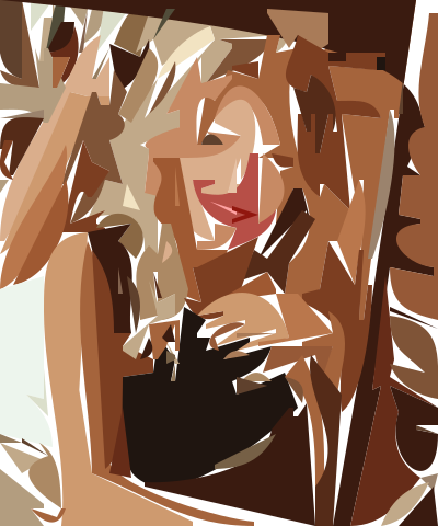 Abstract Female clipart