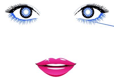 Abstract Female Face clipart