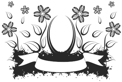 Abstract Floral Design 2 clipart