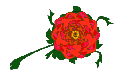 Abstract Flower clipart