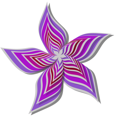 Abstract flower 28 (colour 8) clipart