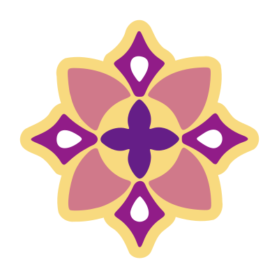 Abstract flower 42 (colour) clipart