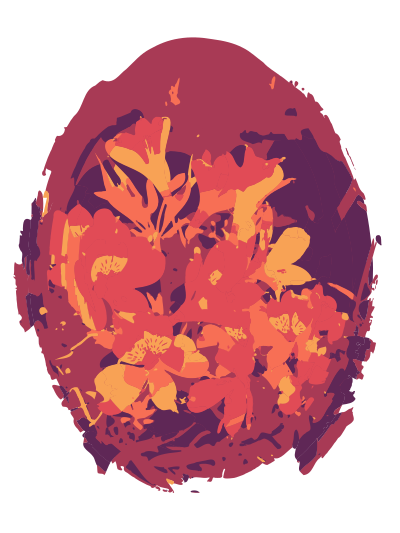 Abstract Flower Circle clipart