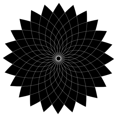 Abstract Flower Line Art II 2 clipart