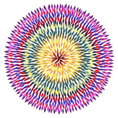 Abstract Flower Petals clipart