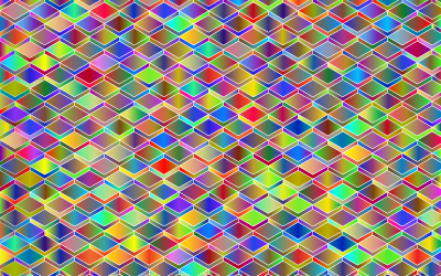 Abstract Geometric Cubes Background Polyprismatic clipart