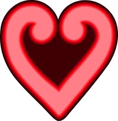 Abstract heart 2 clipart