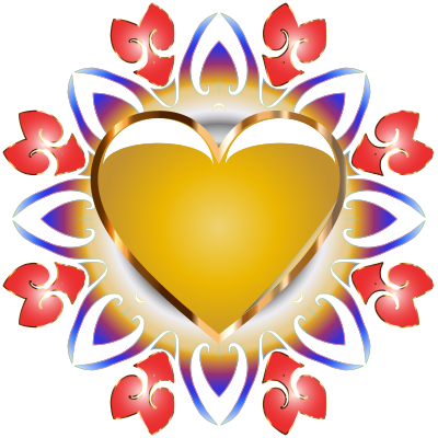 Abstract Heart Design No Background clipart