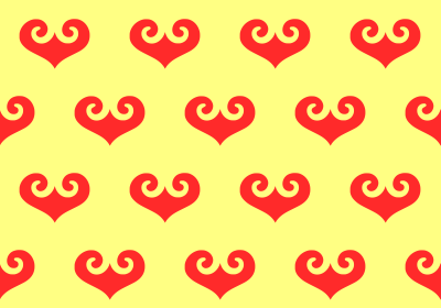 Abstract heart pattern clipart