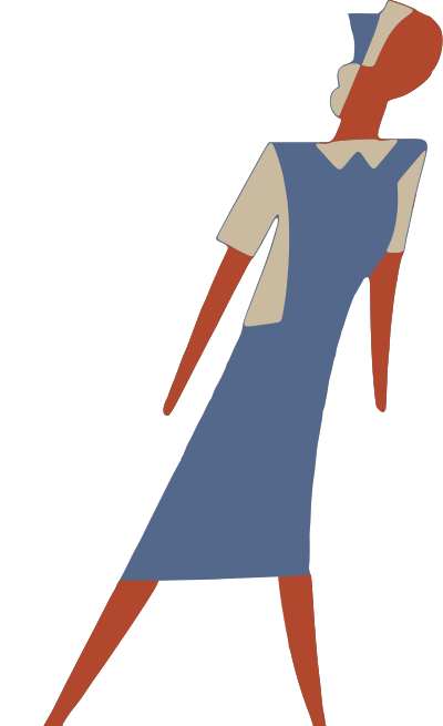 Abstract lady 3 clipart