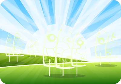 Abstract Landscape clipart