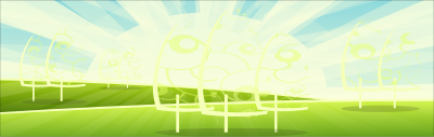 Abstract landscape clipart