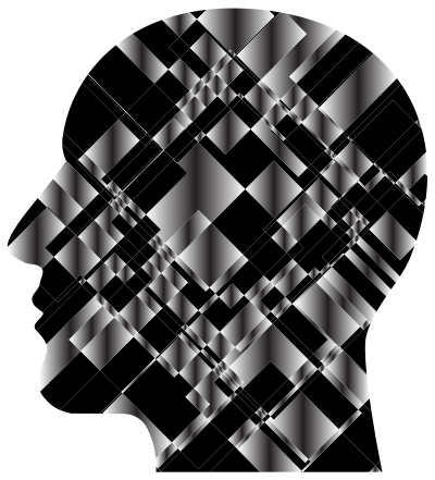 Abstract Man Head 2 clipart